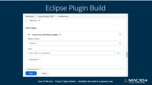 Eclipse plugin build slide