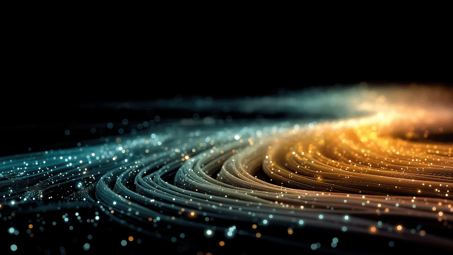 Curved digital lines